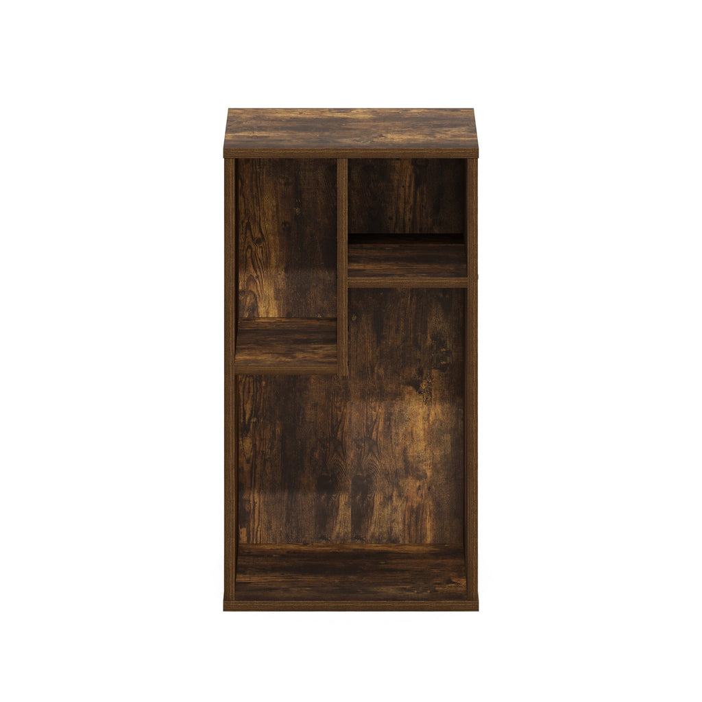 Furinno Daly 3-Cube Irregular Cubes Bookcase, Bookshelf, Storage Organizer, Amber Pine