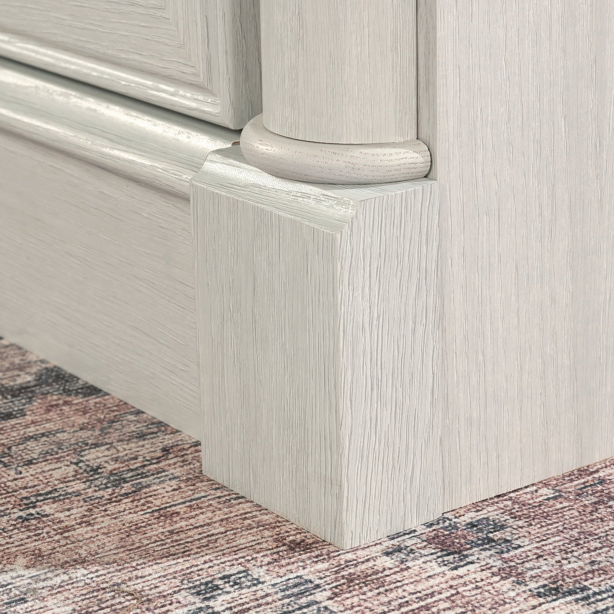 Sauder Palladia Executive Desk, Glacier Oak Finish