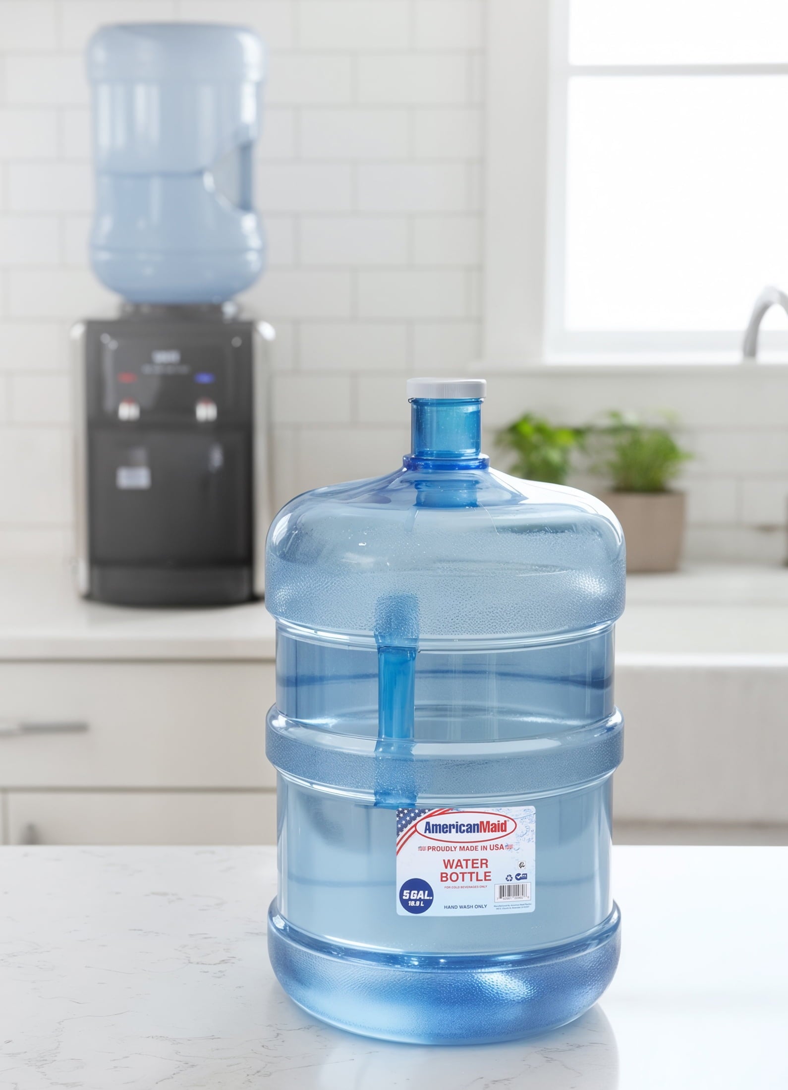 American Maid 5 gal Water Bottle, BPA Free, Durable, for Top and Bottom Load Water Dispensers