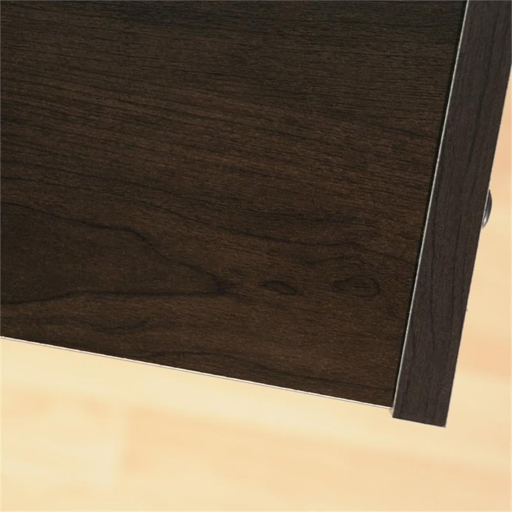 Pemberly Row Small Space Writing Desk/ Computer Desk in Cinnamon Cherry