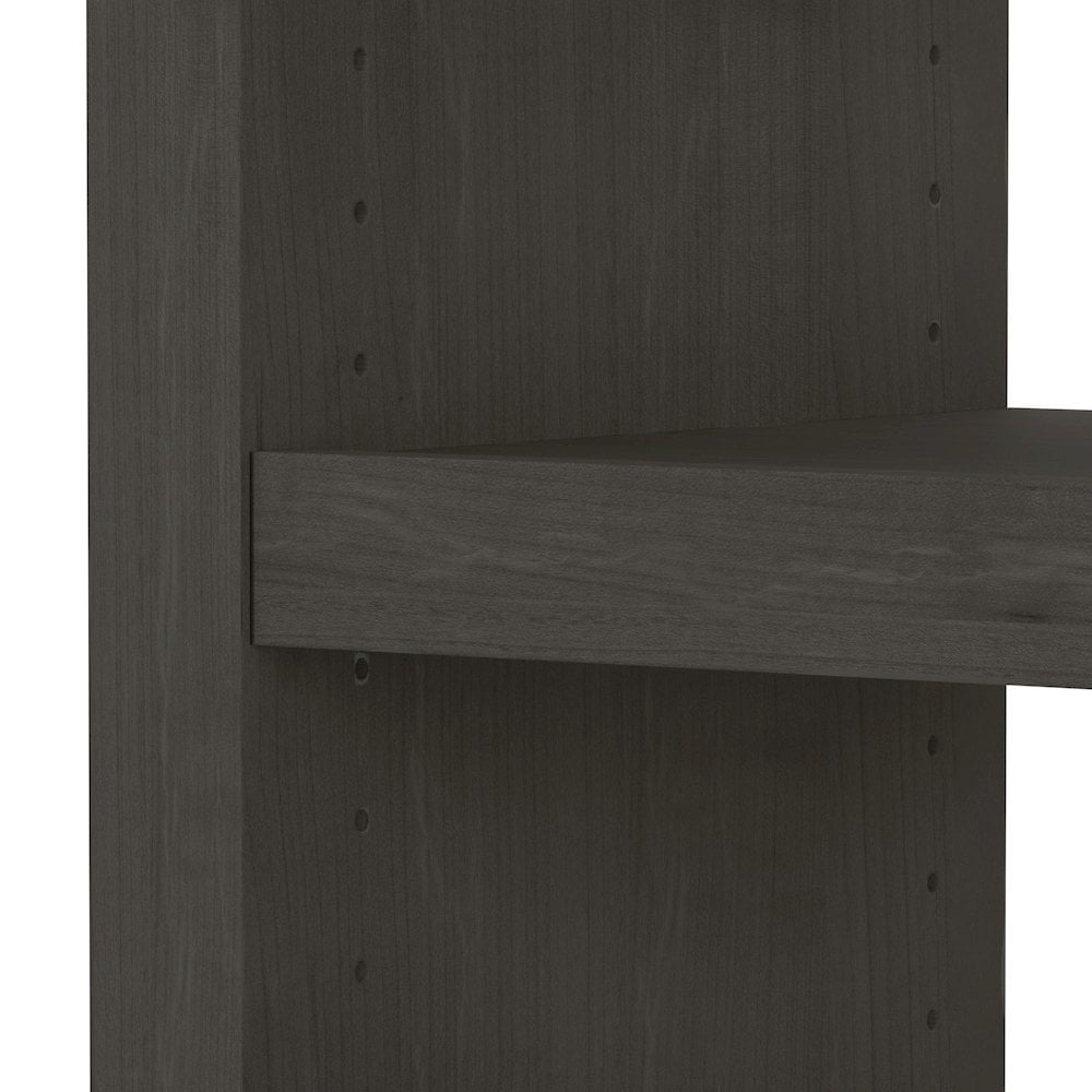 Echo 56W Craft Table in Charcoal Maple - Engineered Wood