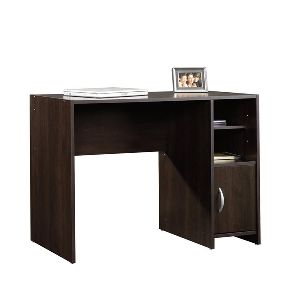 Pemberly Row Small Space Writing Desk/ Computer Desk in Cinnamon Cherry