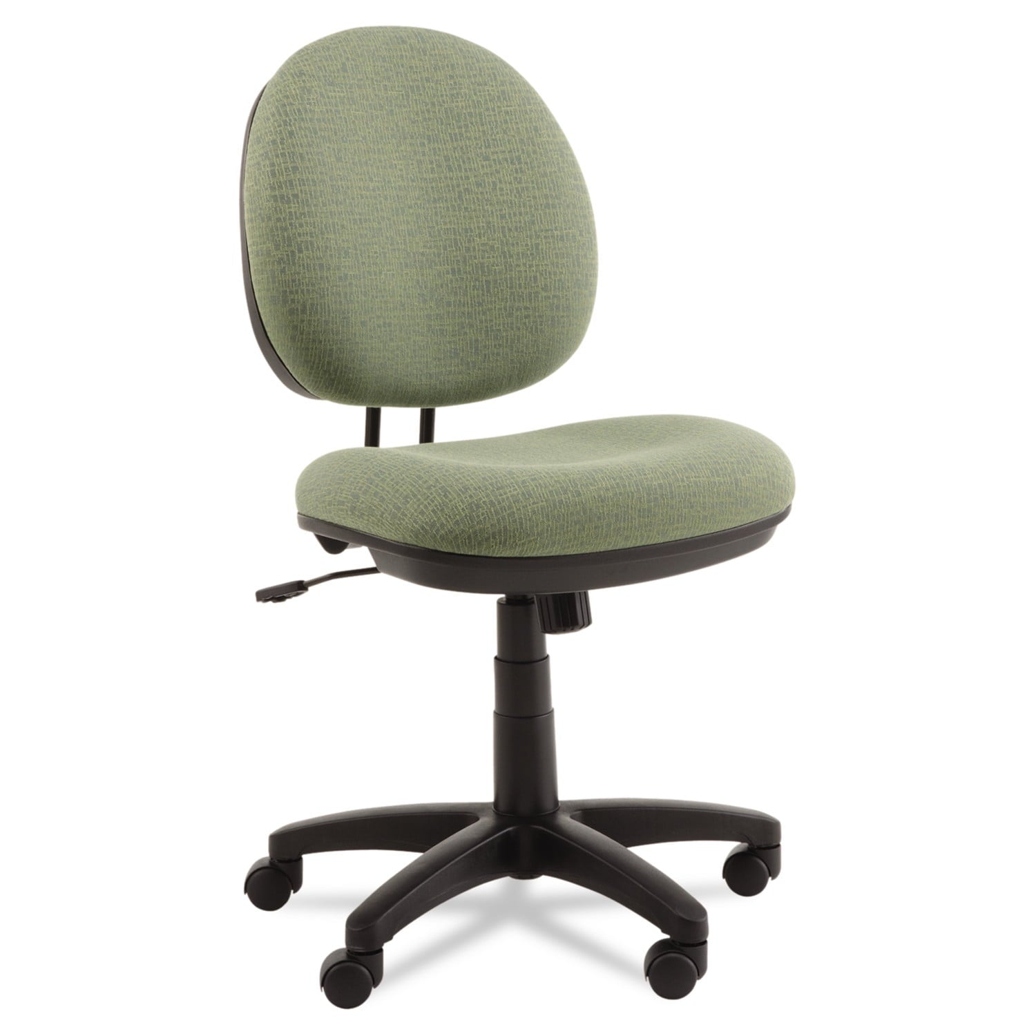 Alera Interval Series Swivel/Tilt Task Chair, Bonded Leather Seat/Back, up to 275 lb, Black
