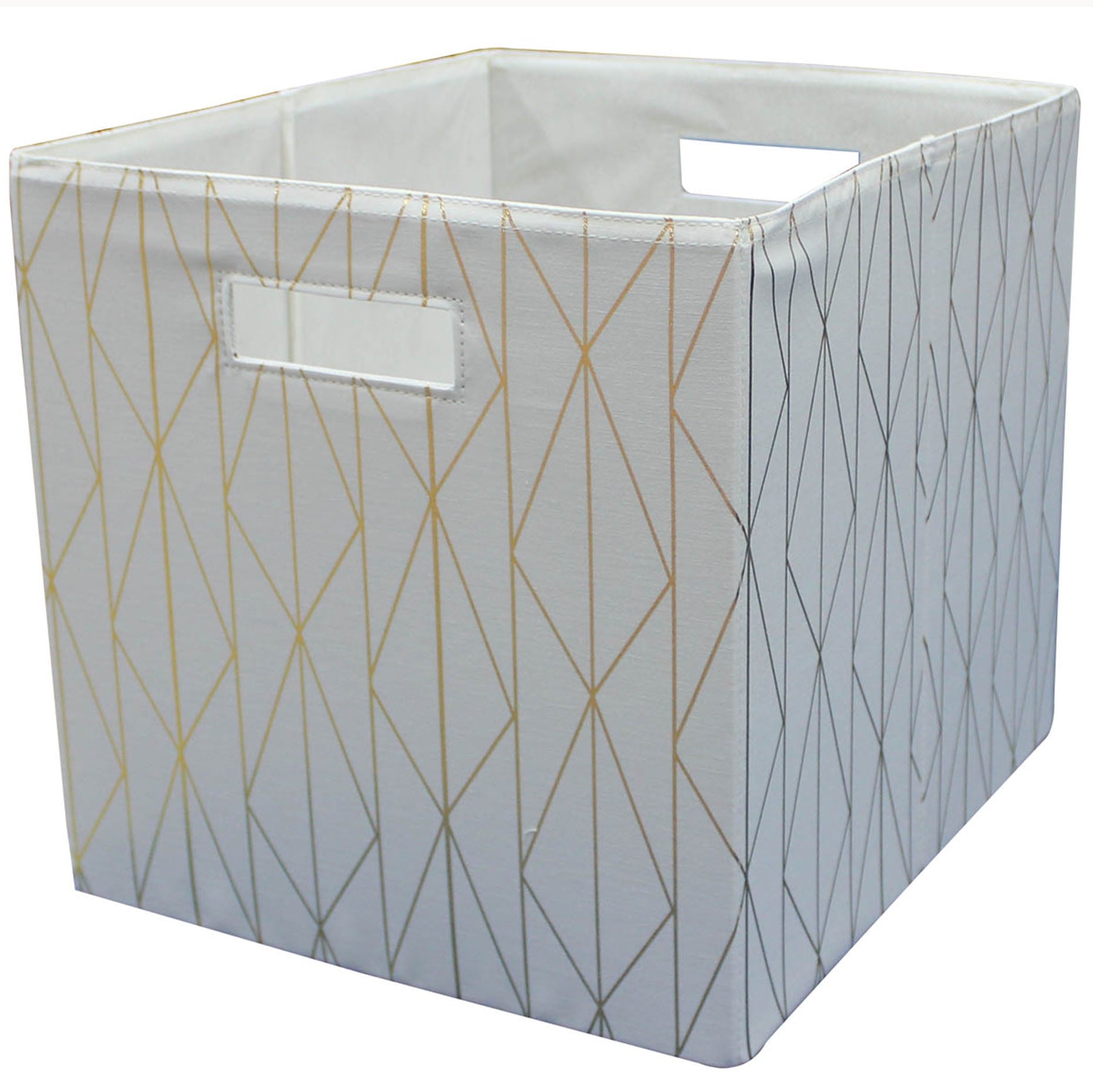 Better Homes & Gardens Collapsible Fabric Cube Storage Bin, Rich Black