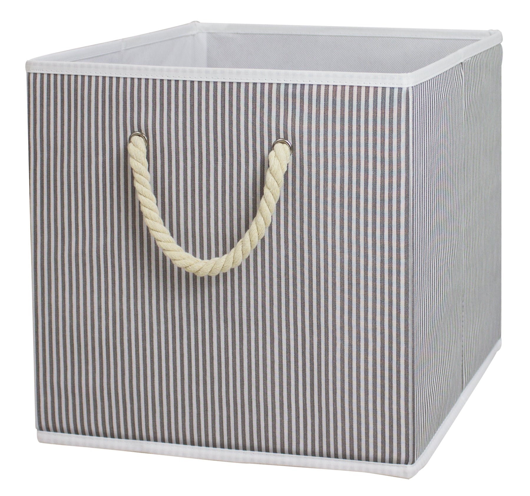 Better Homes & Gardens Collapsible Fabric Cube Storage Bin, Rich Black