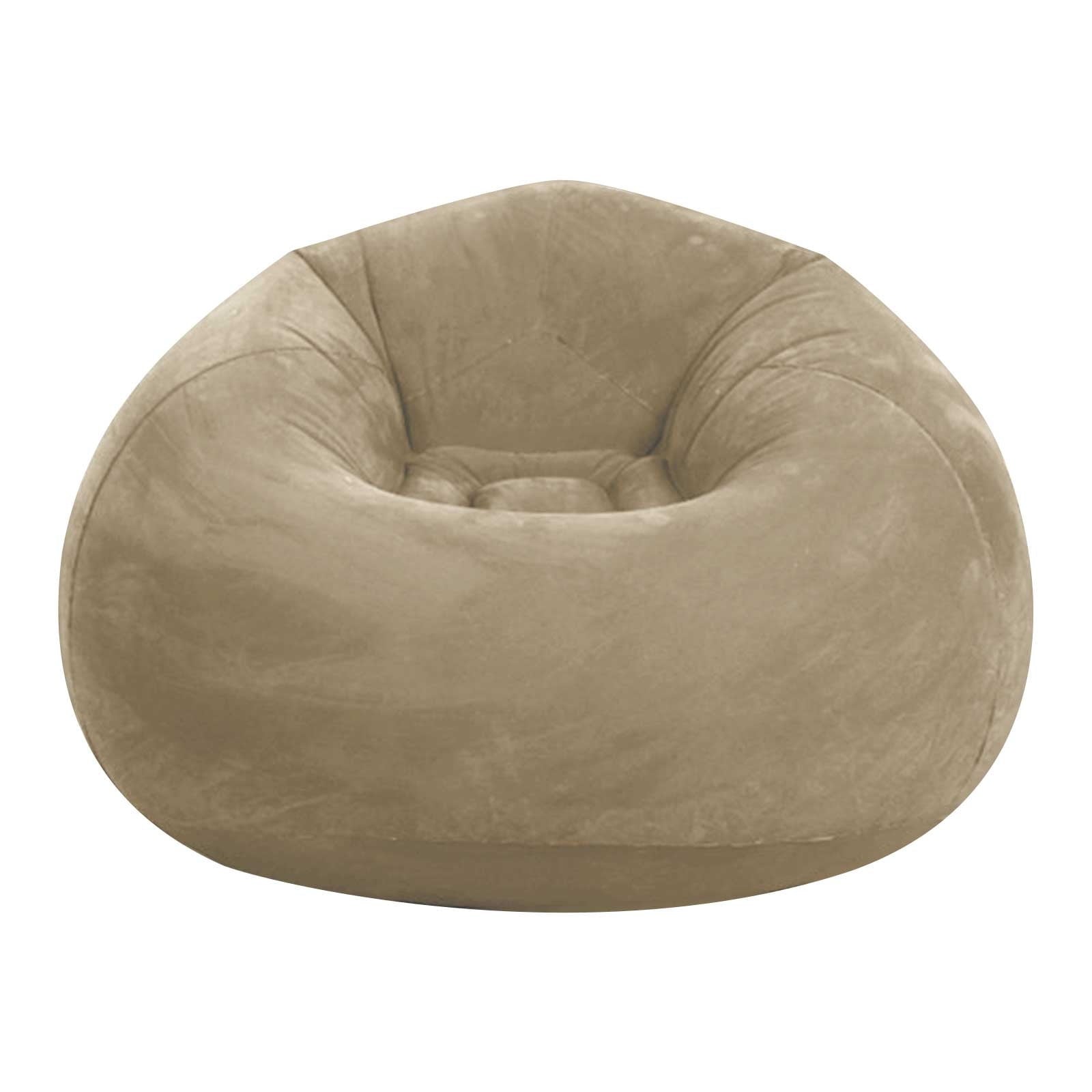 Inflatable Lazy Football Sofa 1-Person Gaming Chair with Stool Comfortable IndoorOutdoor Lounge Seat Portable & Easy to Set Up Sports-Themed