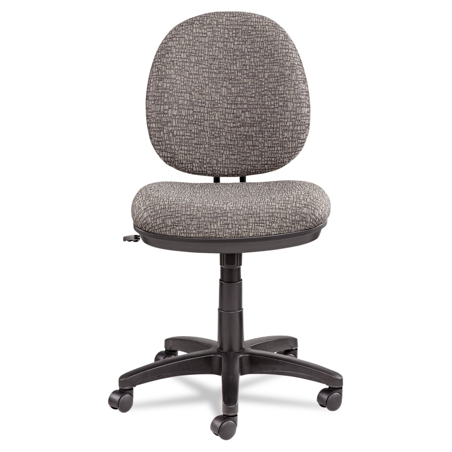 Alera Interval Series Swivel/Tilt Task Chair, Bonded Leather Seat/Back, up to 275 lb, Black