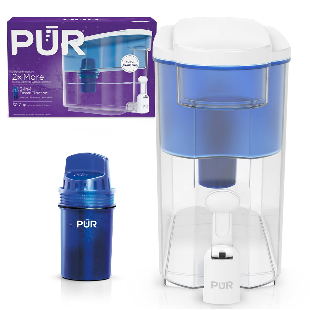 PUR 30 Cup Dispenser Filtration System, Blue/White, DS1800Z