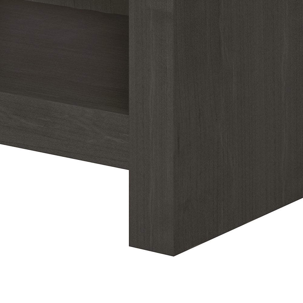 Echo 56W Craft Table in Charcoal Maple - Engineered Wood