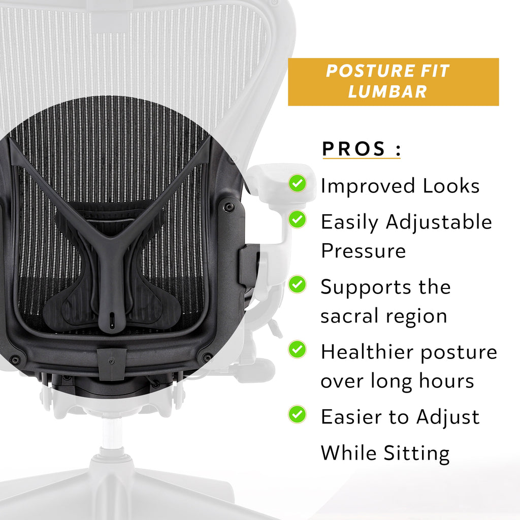  Herman Miller Aeron Chair Size B (𝙍𝙚𝙛𝙪𝙧𝙗𝙞𝙨𝙝𝙚𝙙) – Fully Loaded PostureFit Clip‑Latch Adjustable Arms and 12‑Year Warranty along with 3 Yr Mechanical Warranty