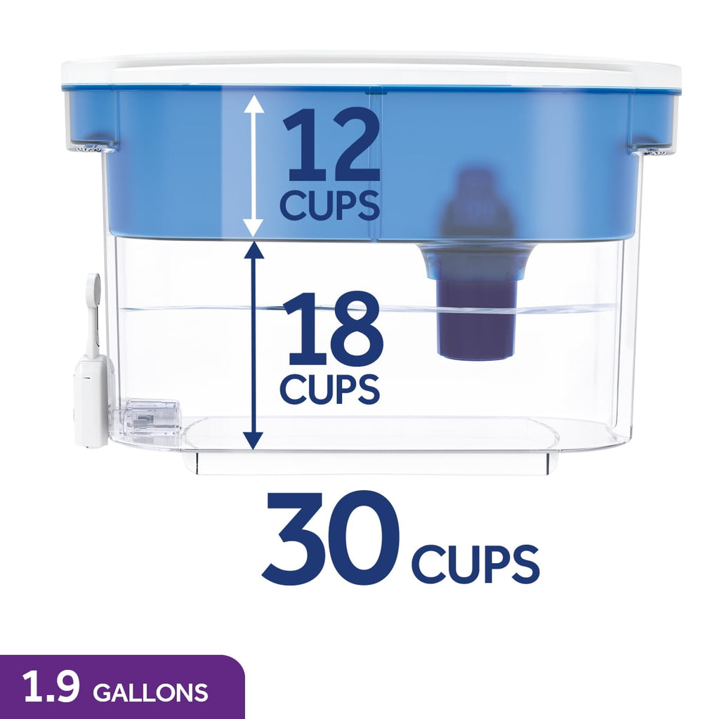 PUR 30 Cup Dispenser Filtration System, Blue/White, DS1800Z