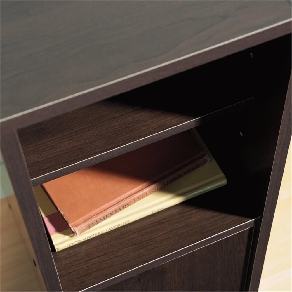 Pemberly Row Small Space Writing Desk/ Computer Desk in Cinnamon Cherry