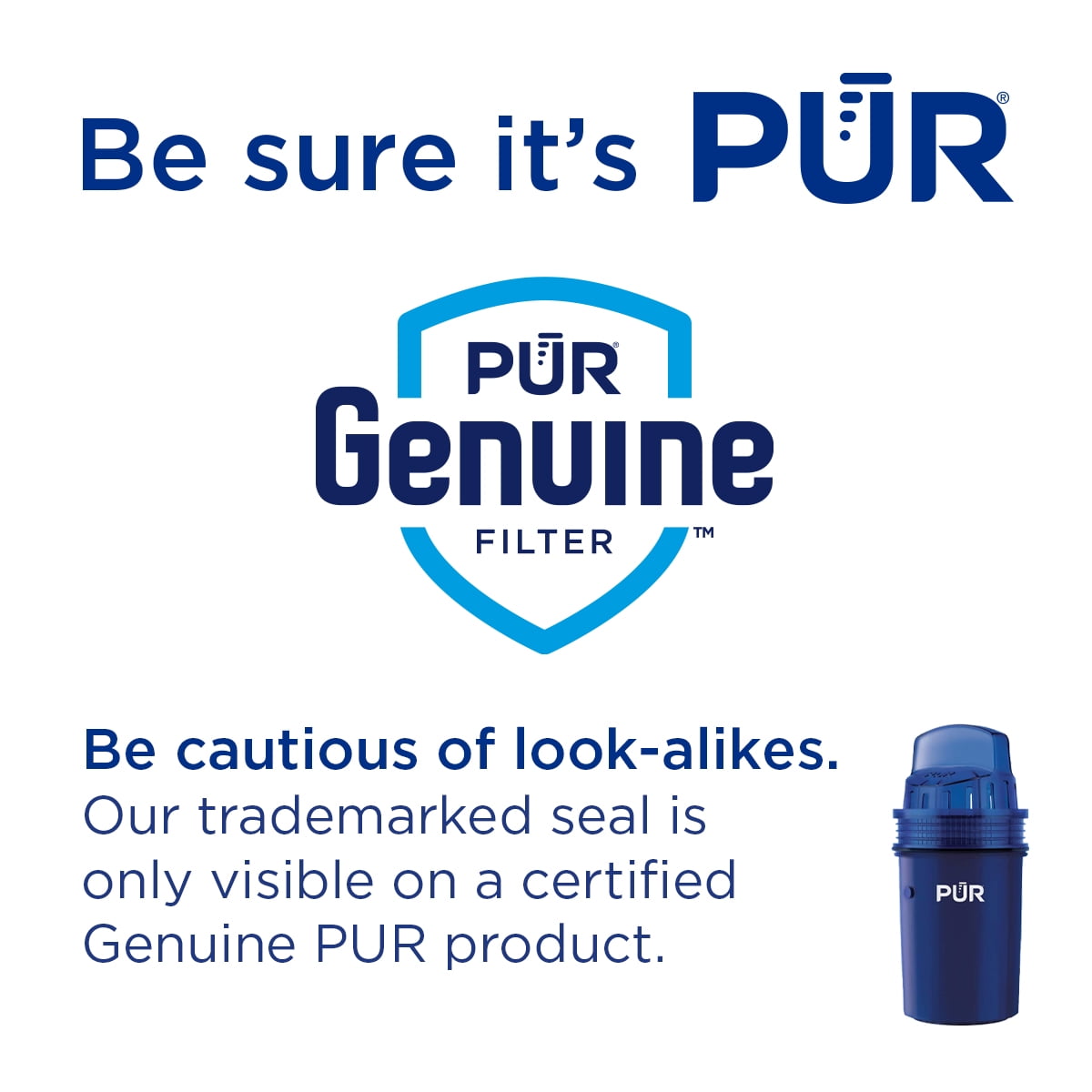 PUR 30 Cup Dispenser Filtration System, Blue/White, DS1800Z
